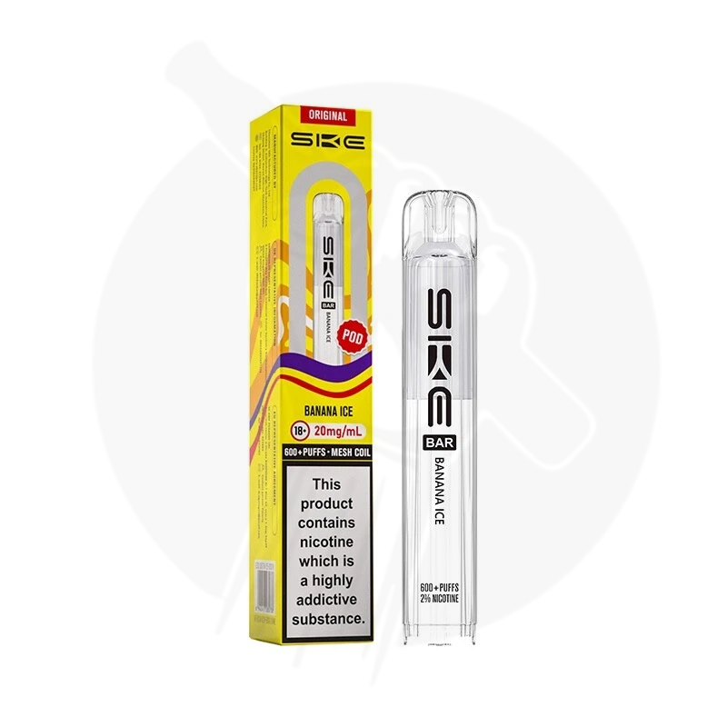 Banana Ice Prefilled Replacement Pods By SKE Bar 600