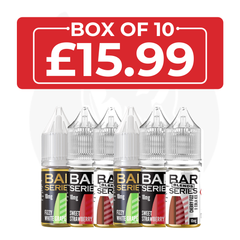 Bar Series 10ml Nic Salt Vape Juice - Box of 10