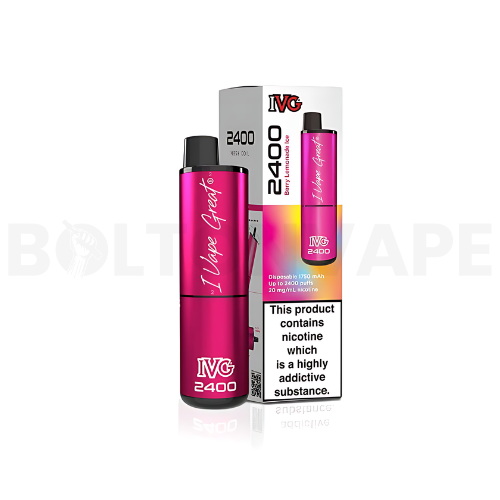 Berry Lemonade Ice IVG 2400 Disposable Vape