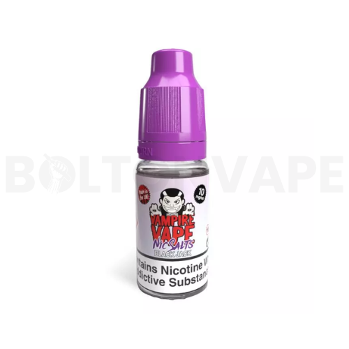 Black Jack Nic Salt E-Liquid by Vampire Vape