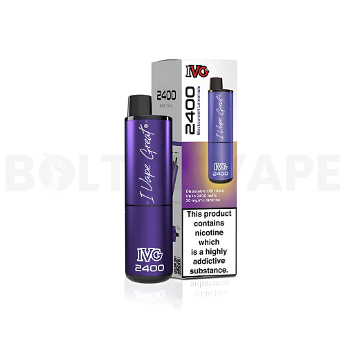 Blackcurrant Lemonade IVG 2400 Disposable Vape