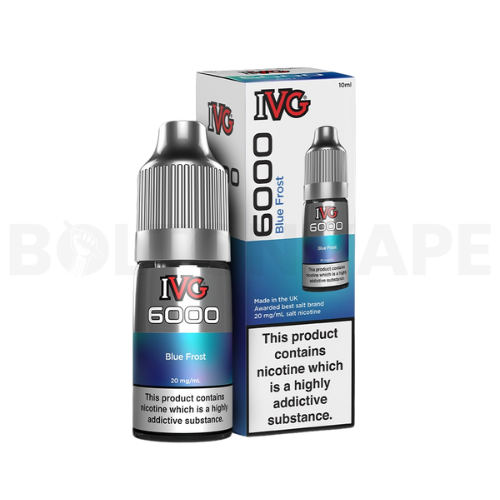 Blue Frost 10ml Nic Salt E-Liquid By IVG 6000