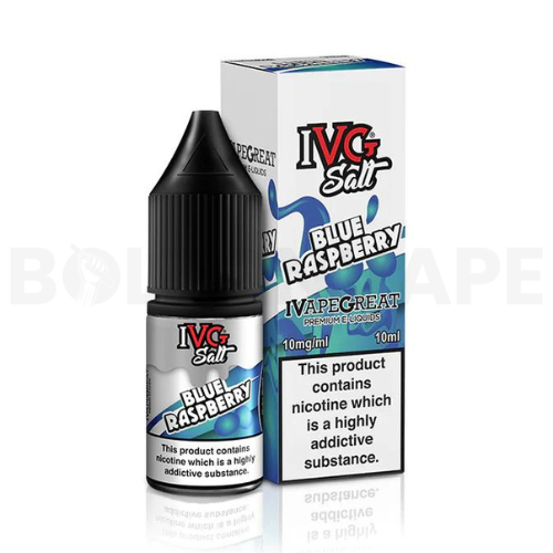 Blue Raspberry 10ml Nicotine E-Liquid by IVG