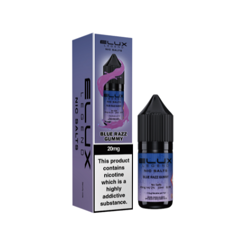 Blue Razz Gummy Nic Salt E-Liquid By Elux Legend