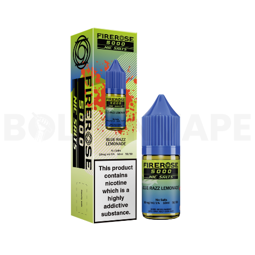 Blue Razz Lemonade 10ml Nic Salt E-Liquid By Firerose 5000