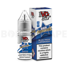 Blue Razz Lemonade 10ml Nic Salt E-Liquid by IVG Bar Favourites