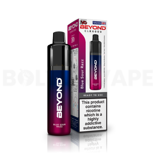 Blue Sour Razz IVG Beyond CLK 6000 Disposable Vape