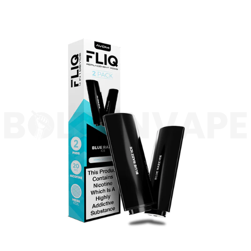 Blue Razz Ice Avomi Fliq Prefilled Pods