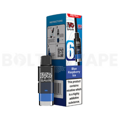 Blue raspberry Ice IVG SAVR Prefilled Pods & Refill Containers
