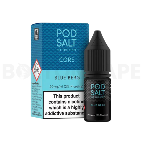 Blue Berg 10ml Nic Salt E-Liquid by Core Pod Salt