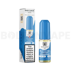 Blueberry Cherry Cranberry 10ml Nic Salt E-Liquid by Bar Juice 5000