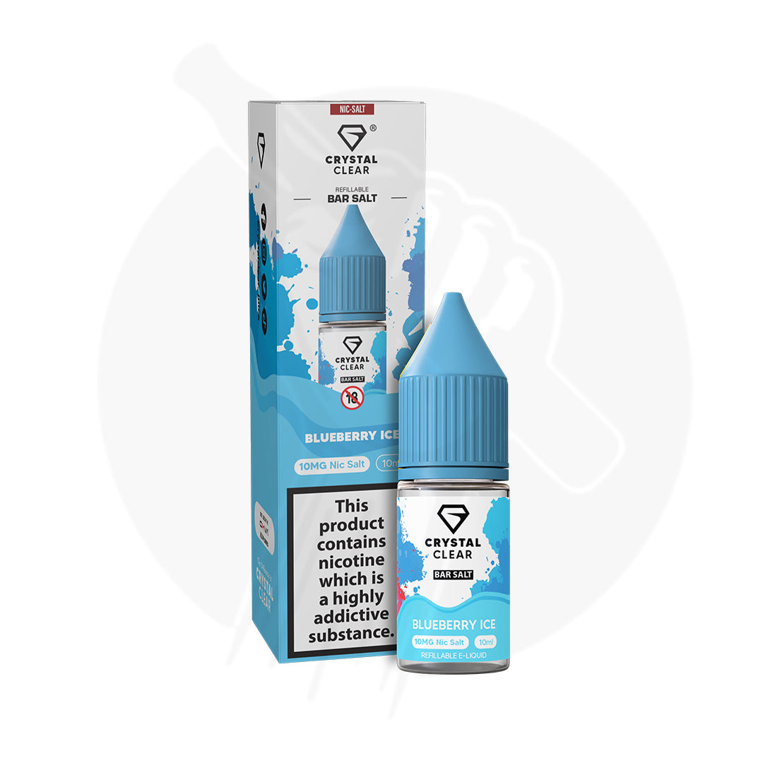Crystal Clear Bar Salt 10ml E-liquid - Pack of 10