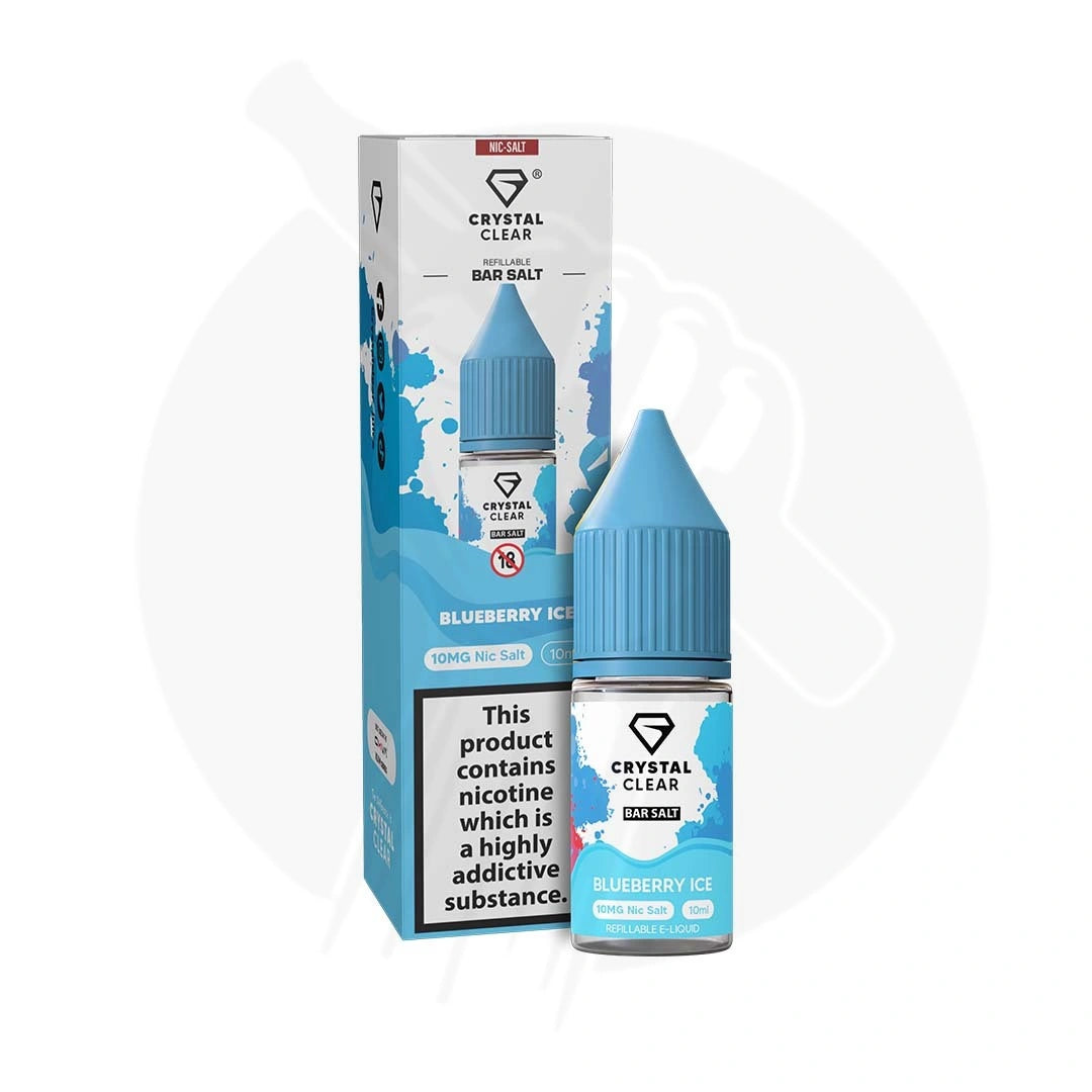 Blueberry Ice Nic Salt E-liquid By Crystal Clear