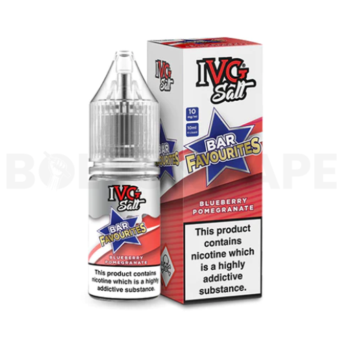 Blueberry Pomegranate 10ml Nic Salt E-Liquid by IVG Bar Favourites