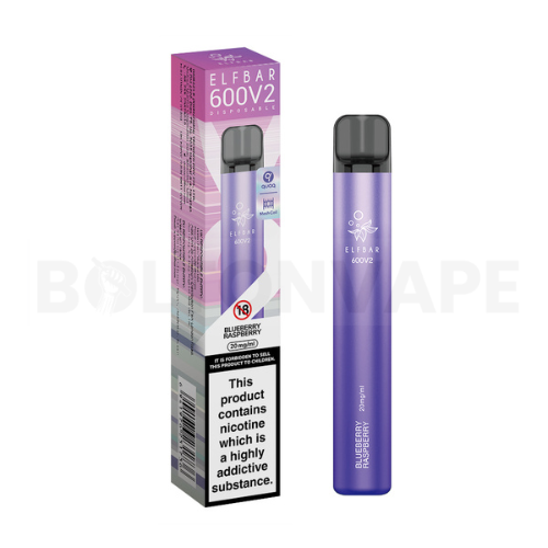 Blueberry Raspberry Elf Bar 600 V2 Disposable Vape