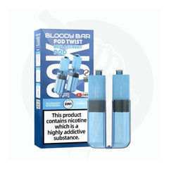 Bloody Bar Ultra Twist 20K Prefilled Pods Blueberry Raspberry & Cherry Ice