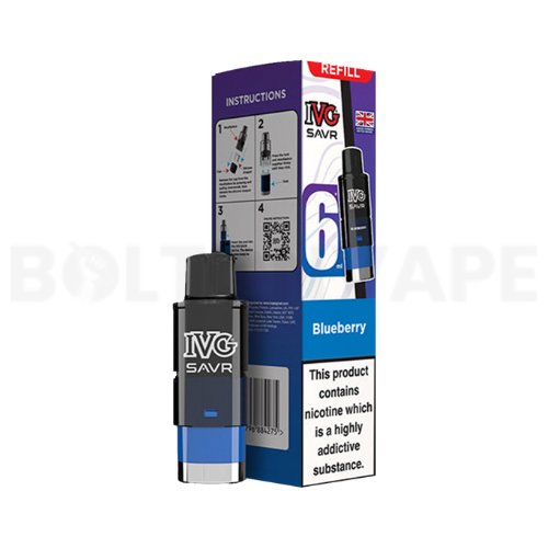 Blueberry IVG SAVR Prefilled Pods & Refill Containers
