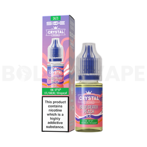 Blueberry Peach Ice SKE Crystal Bar SALTS