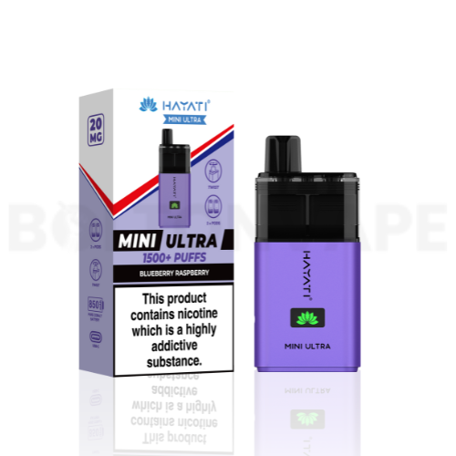 Blueberry Raspberry Hayati Mini Ultra Disposable Vape Kit