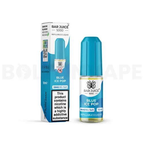 Blue ice pop Bar Juice 5000 Nic Salt e-liquid