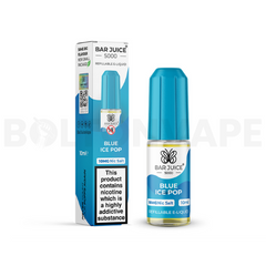 Blue Ice Pop 10ml Nic Salt E-Liquid By Bar Juice 5000