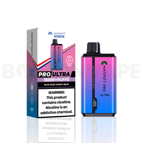 Hayati Pro Ultra 15000 Blue Razz Gummy Bear Disposable Vape