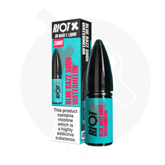Blue Razz Sour Watermelon Nic Salt E-Liquid By Riot X