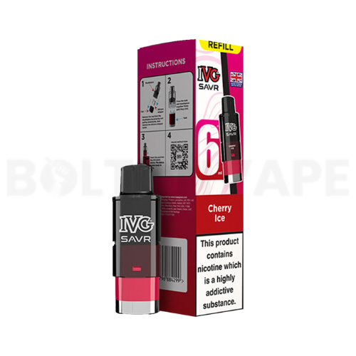 Cherry Ice IVG SAVR Prefilled Pods & Refill Containers