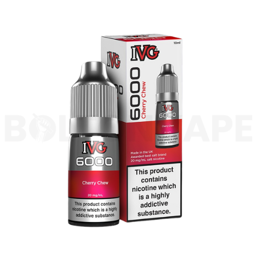 Cherry Chew 10ml Nic Salt E-Liquid By IVG 6000