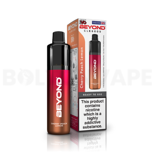 Cherry Peach Lemon IVG Beyond CLK 6000 Disposable Vape