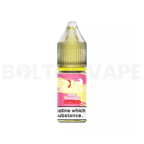 Cherry Peach Lemon 10ml Nic Salt E-Liquid By OX Passion