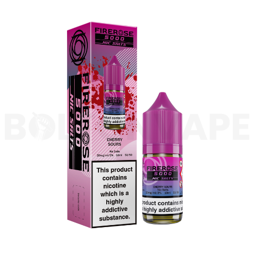 Cherry Sours 10ml Nic Salt E-Liquid by Firerose 5000