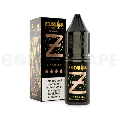 Cinna Bird 10ml Nic Salt E-Liquid by Zeus Juice