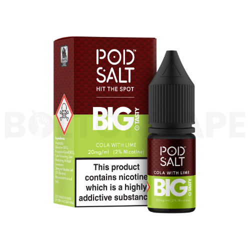 Cola with Lime 10ml Nic Salt E-Liquid by Fusion Pod Salt