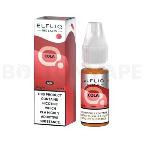 Elf bar Elfliq 10ml Nic Salt Vape Juice - Box of 10