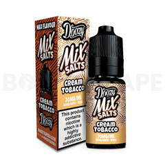 Cream Tobacco 10ml Nic Salt E-liquid by Doozy Mix Salts