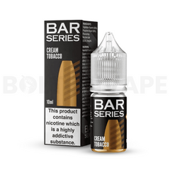 Cream Tobacco 10ml Nic Salt E-liquid by Bar Series