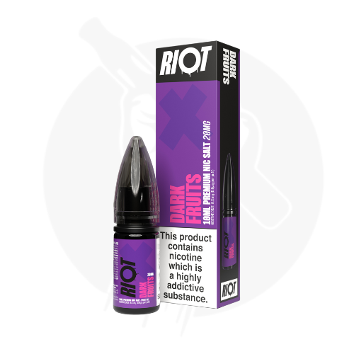 Dark Fruits 10ml Nic Salt E-liquid By Riot X