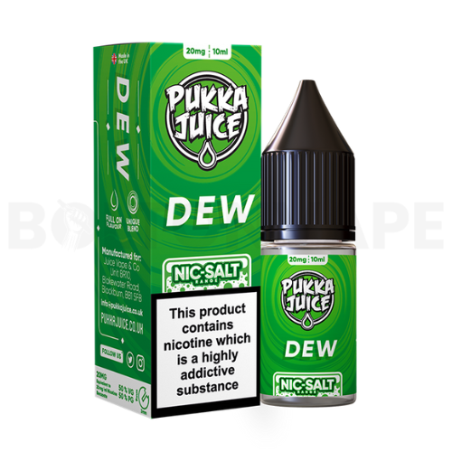 Dew 10ml Nic Salt E Liquid By Pukka Juice