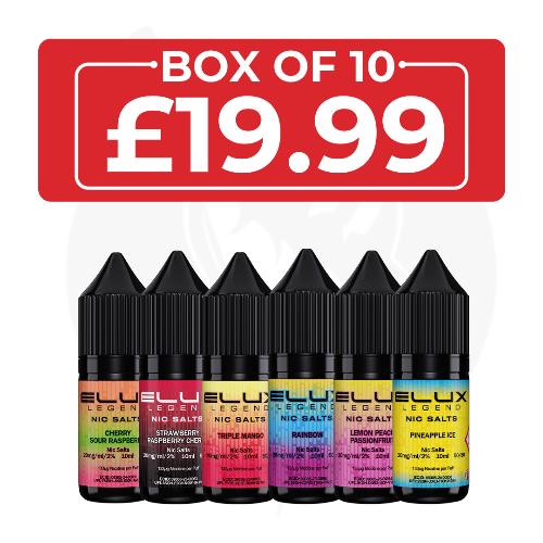 Elux Legend Nic Salt Vape Juice - Box of 10