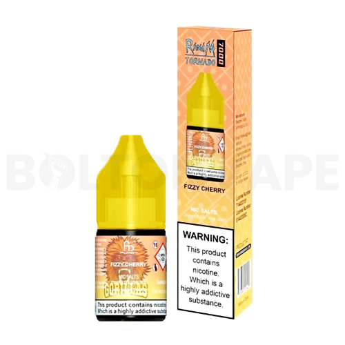 Fizzy Cherry 10ml Nic Salt E-Liquid By R and M Tornado 7000