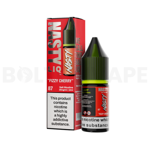 Fizzy Cherry 10ml Nic Salt E-Liquid By Nasty Liq