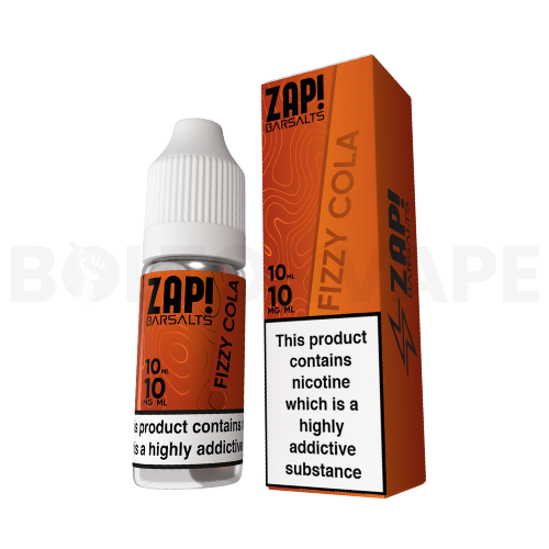 Fizzy Cola 10ml Nic Salt E-Liquid By Zap! Bar Salts