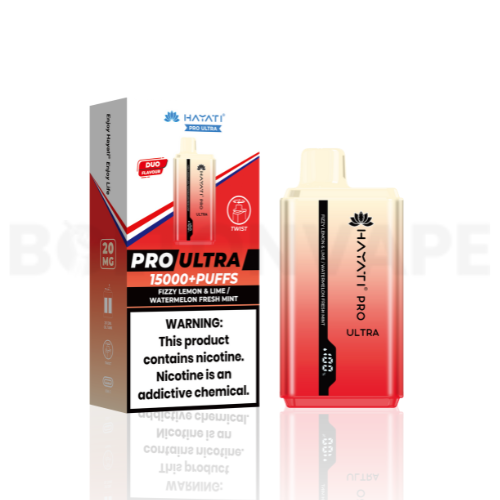 Hayati Pro Ultra 15000 Fizzy Lemon & Lime / Watermelon Fresh Mint Disposable Vape