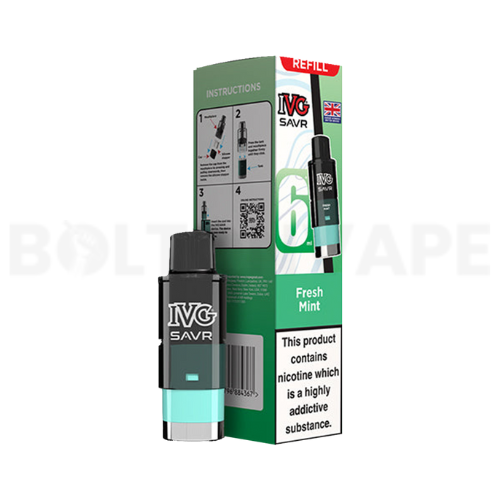 Fresh Mint IVG SAVR refill Pods