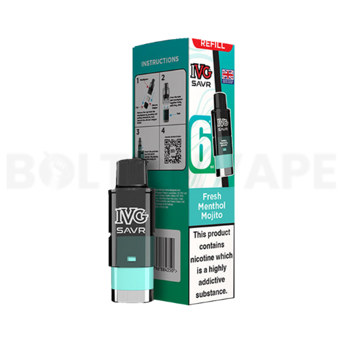 Fresh menthol mojito IVG SAVR refill Pods