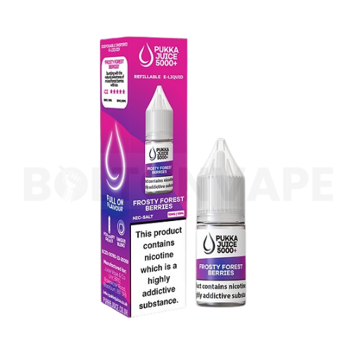 Frosty Forest Berries 10ml Nic Salt E-liquid By Pukka Juice 5000+