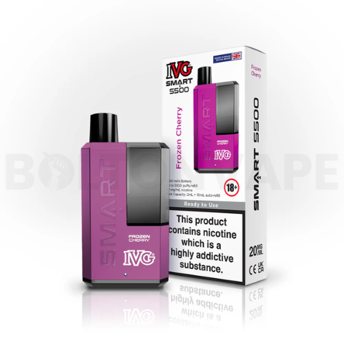 Frozen Cherry IVG Smart 5500 Disposable Vape Kit