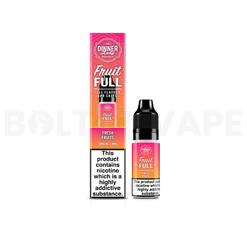 Fresh Fruits Nic Salt E-Liquid by Dinner Lady Fruit Full