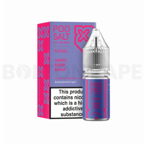 Grape Berry Brust 10ml Nic Salt E-Liquid By Pod Salt Nexus